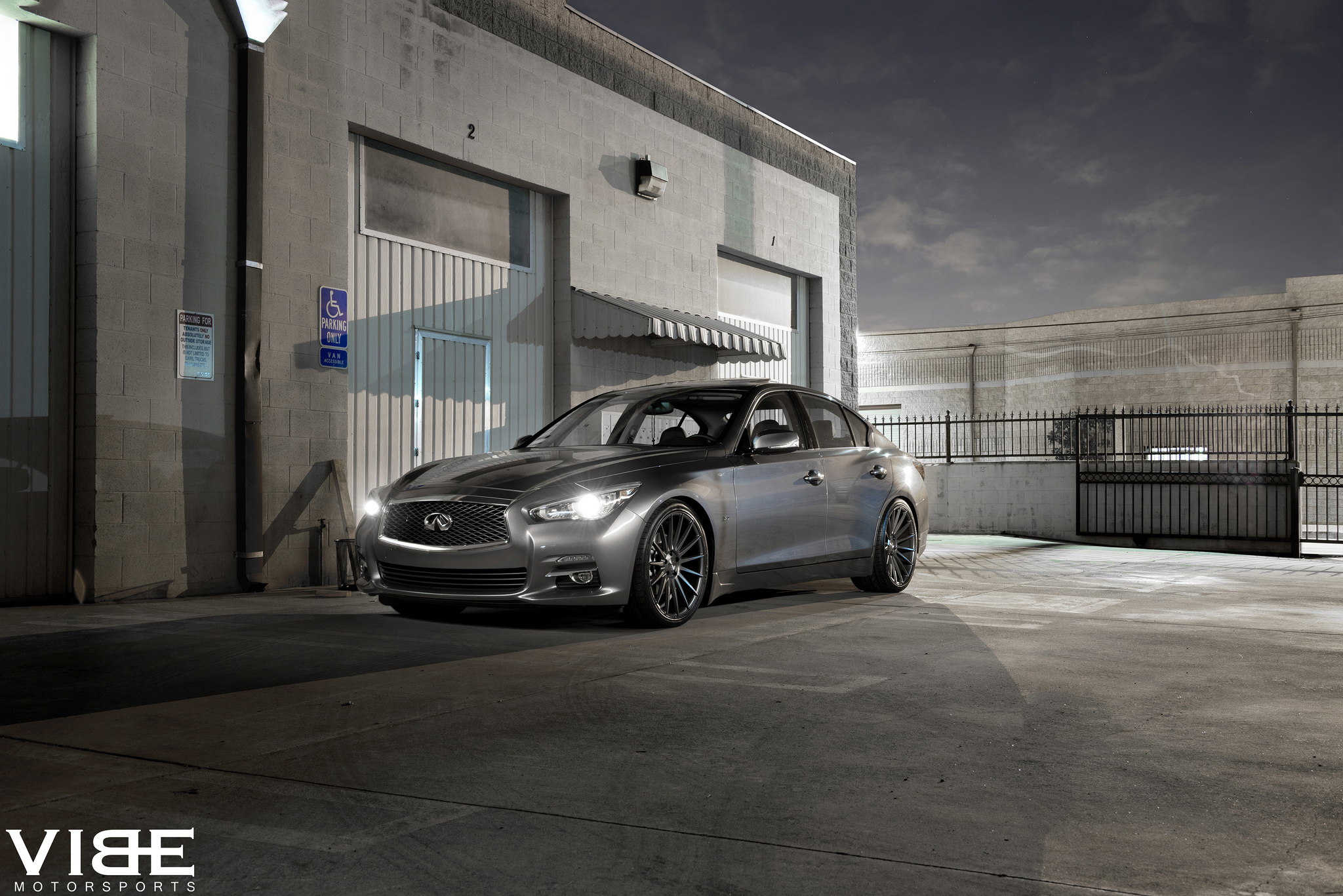 Stance Wheels SC-7 Slate Grey on Infiniti Q50